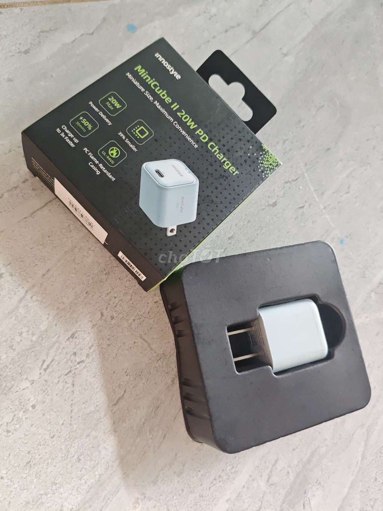 Sạc Innostyle MiniCube II 20W Xanh. Mua bán Phụ kiện (Màn hình, Chuột...) tại Thành phố Cà Mau Cà Mau được đăng bởi Nguyễn Hải Đăng  hình 1