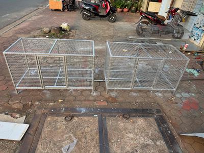 Lồng vận chuyển chó mèo Kim loại Bạc. Mua bán Phụ kiện, Thức ăn, Dịch vụ tại Thành phố Cà Mau Cà Mau được đăng bởi Quân Mã
