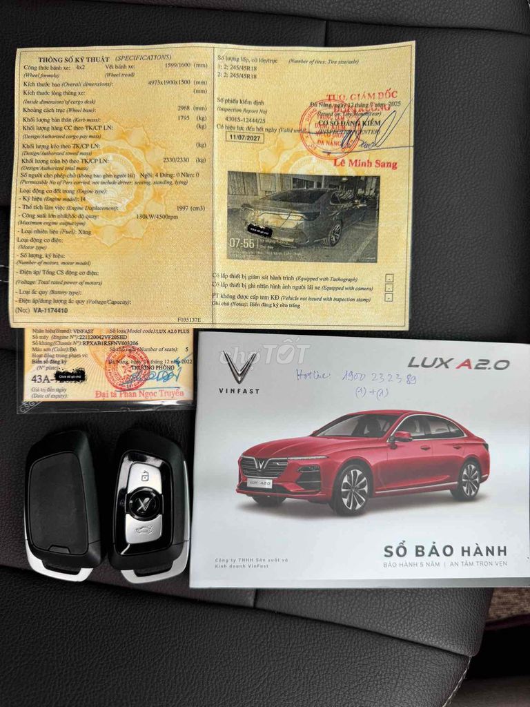 Cần Bán: VinFast Lux A2.0 Turbo. Bản Plus. Mua bán Ô tô tại Quận Cẩm Lệ Đà Nẵng được đăng bởi Anh Tân hình 10