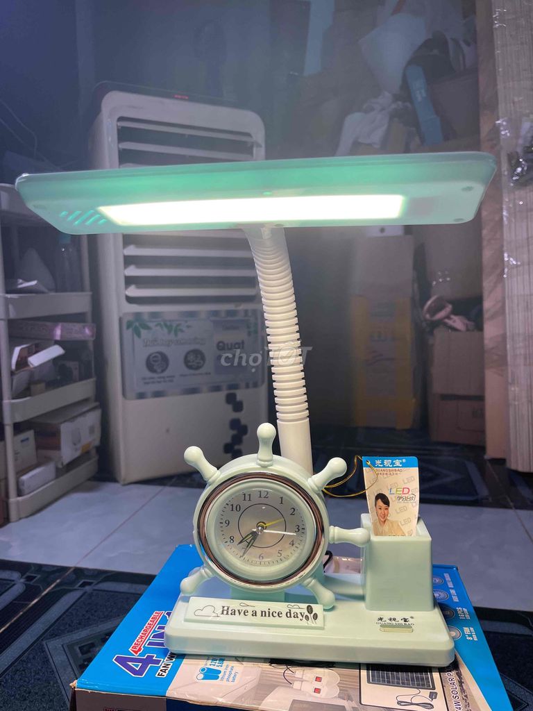 Đèn bàn học LED 3 trong 1 Xanh ngọc. Mua bán Đèn tại Huyện Bình Chánh Tp Hồ Chí Minh được đăng bởi Thu Yumi hình 1