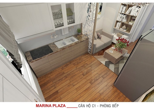 Cần bán căn hộ chung cư Marina plaza tầng 03 Full nội thất