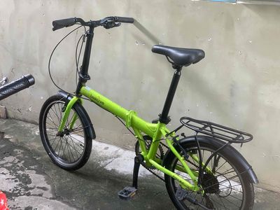 Xe đạp gấp Nhôm Nhật Bản Xanh chuối - 134621260