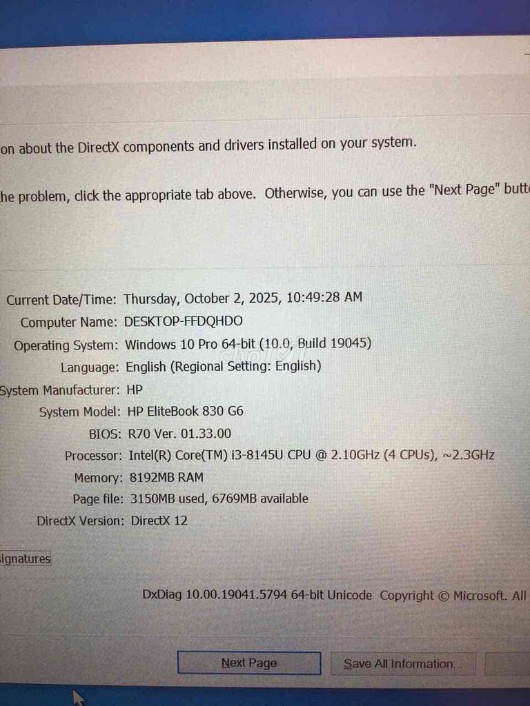 Hp 830 g6 đẹp long lanh. Mua bán Laptop tại Thành phố Bắc Ninh Bắc Ninh được đăng bởi Máy Tính Thu Trà  hình 6
