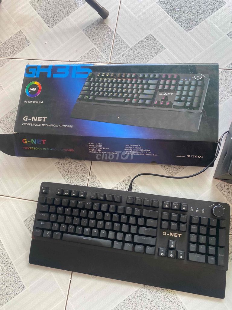 phím cơ G-Net GK315 Optical Switch | Tặng Tai Nghe. Mua bán Phụ kiện (Màn hình, Chuột...) tại Huyện Định Quán Đồng Nai được đăng bởi HC Computer hình 1