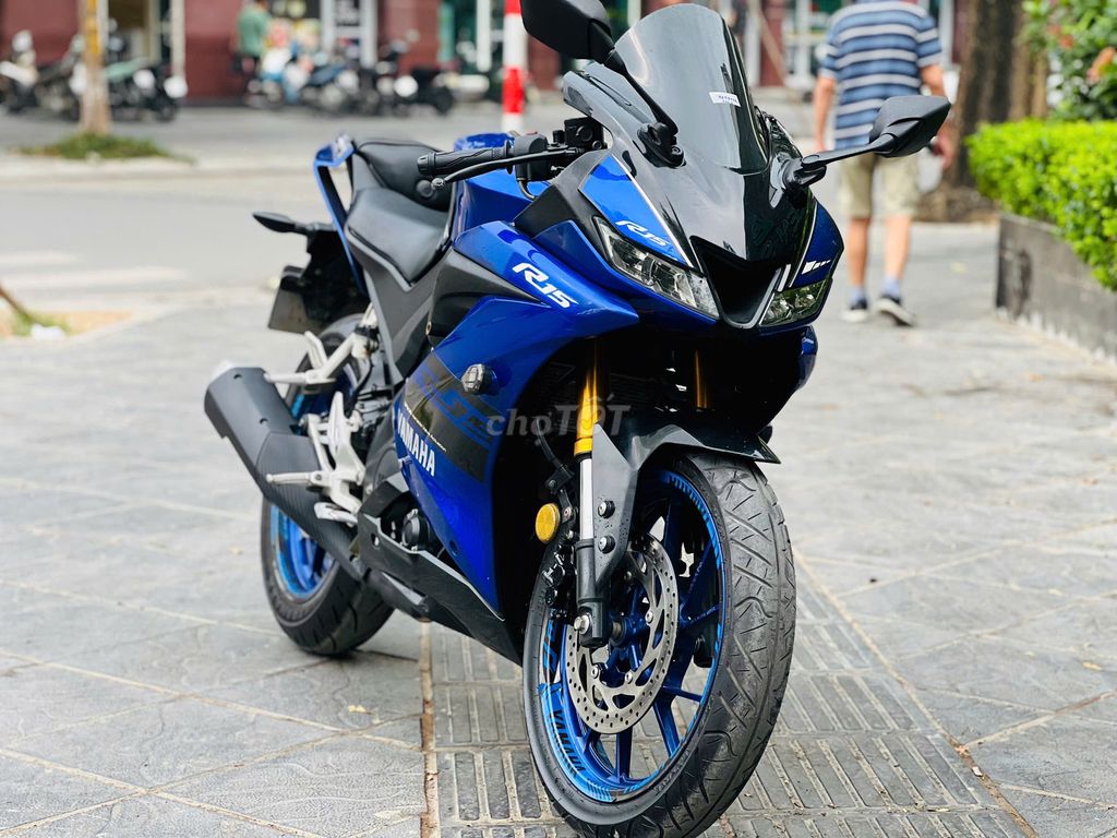 YAMAHA R15V3 NGUYÊN BẢN XANH GP. Mua bán Xe máy tại Quận Nam Từ Liêm Hà Nội được đăng bởi MAI HÒA hình 4