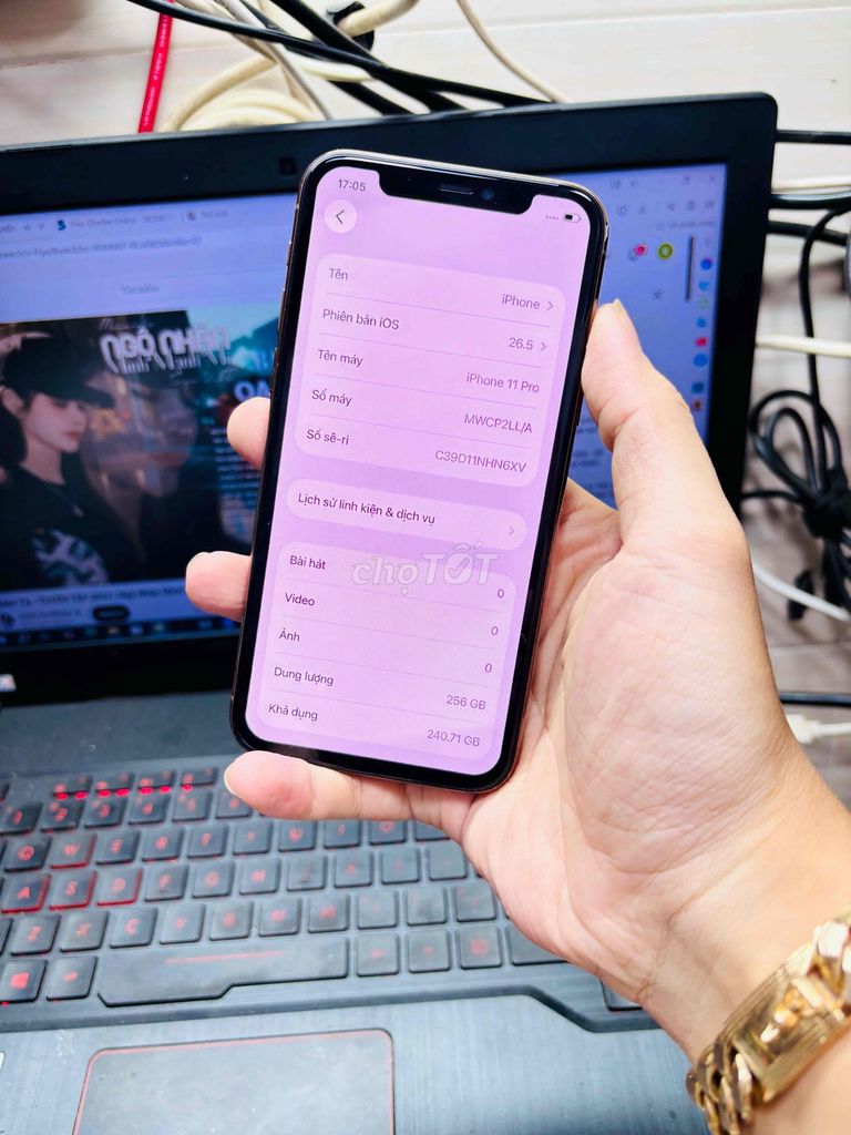 iPhone 11 Pro 256GB Vàng. Mua bán Điện thoại tại Quận Ninh Kiều Cần Thơ được đăng bởi Thắng Lê hình 1