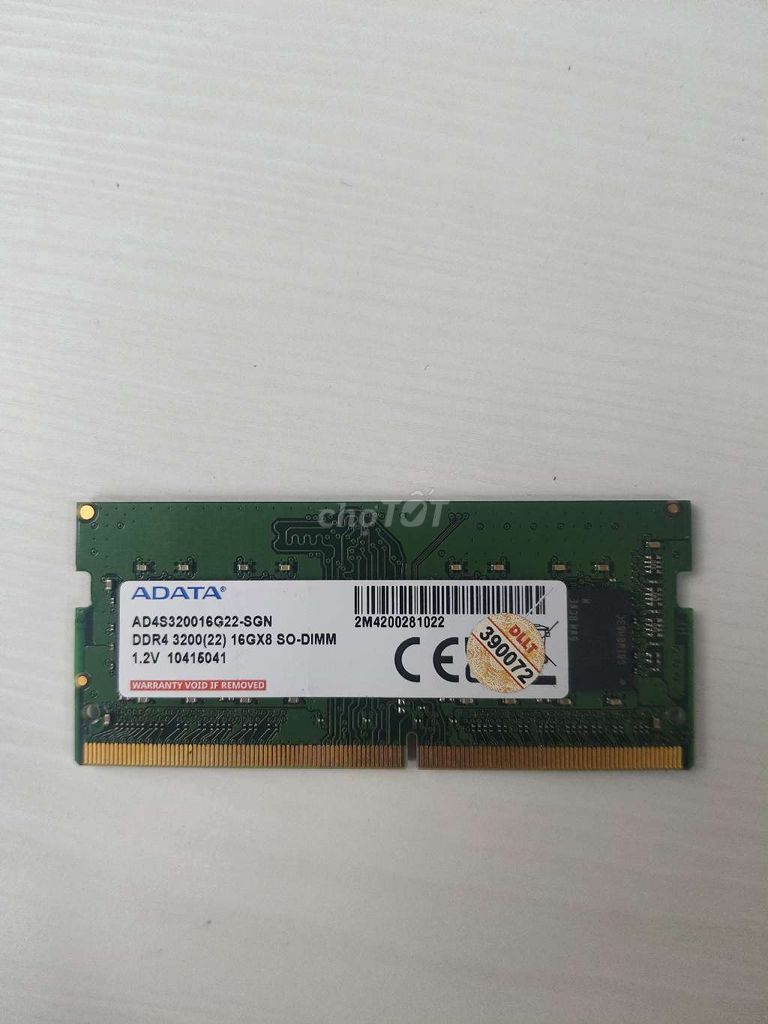 RAM ADATA AD4S320016G22-SGN. Mua bán Linh kiện (RAM, Card...) tại Thành phố Đà Lạt Lâm Đồng được đăng bởi Phụng hình 1