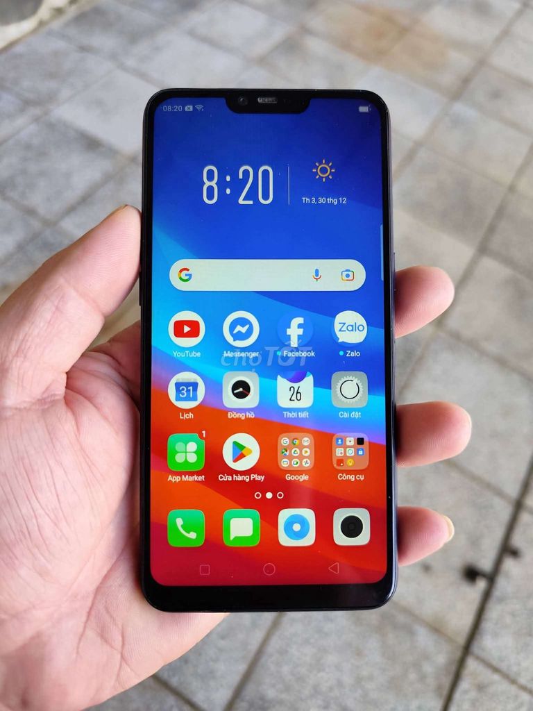 Oppo A5 64GB Tím Đã sử dụng. Mua bán Điện thoại tại Thị xã Kiến Tường Long An được đăng bởi Shop hoài nhơn hình 1
