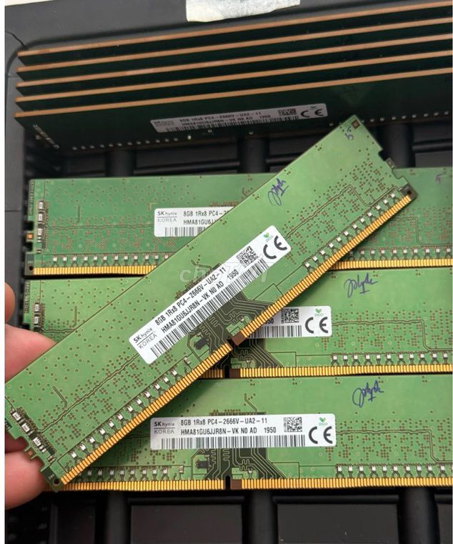 RAM PC Micron/Samsung/SK Hynix DDR4 4GB,8gb 2400. Mua bán Linh kiện (RAM, Card...) tại Quận Sơn Trà Đà Nẵng được đăng bởi  Võ Trọng Nghĩa hình 1
