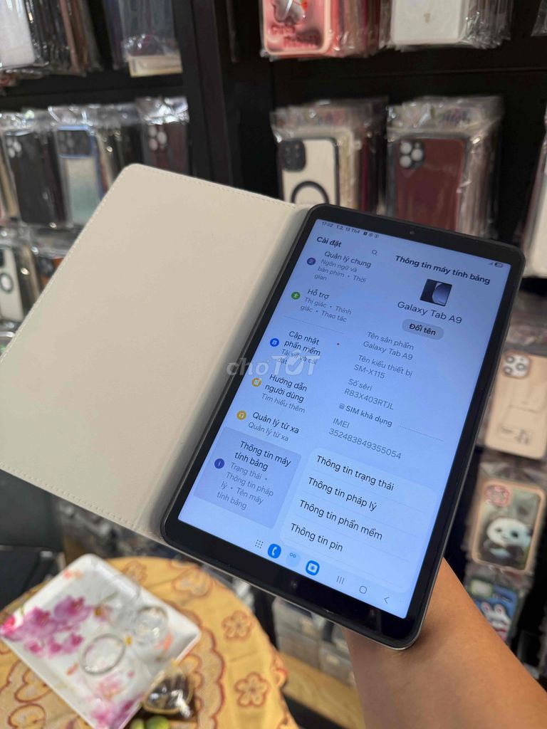 Samsung Tab A9 4G Ram 4Gb/64Gb nguyên rin. Mua bán Máy tính bảng tại Quận Cẩm Lệ Đà Nẵng được đăng bởi Mylinh hình 1