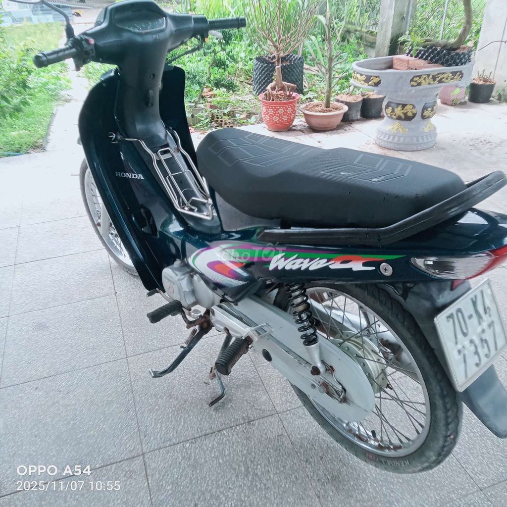 Honda Wave Anpha 2004 Xanh đậm. Mua bán Xe máy tại Huyện Châu Thành Tây Ninh được đăng bởi Hai Chau hình 3