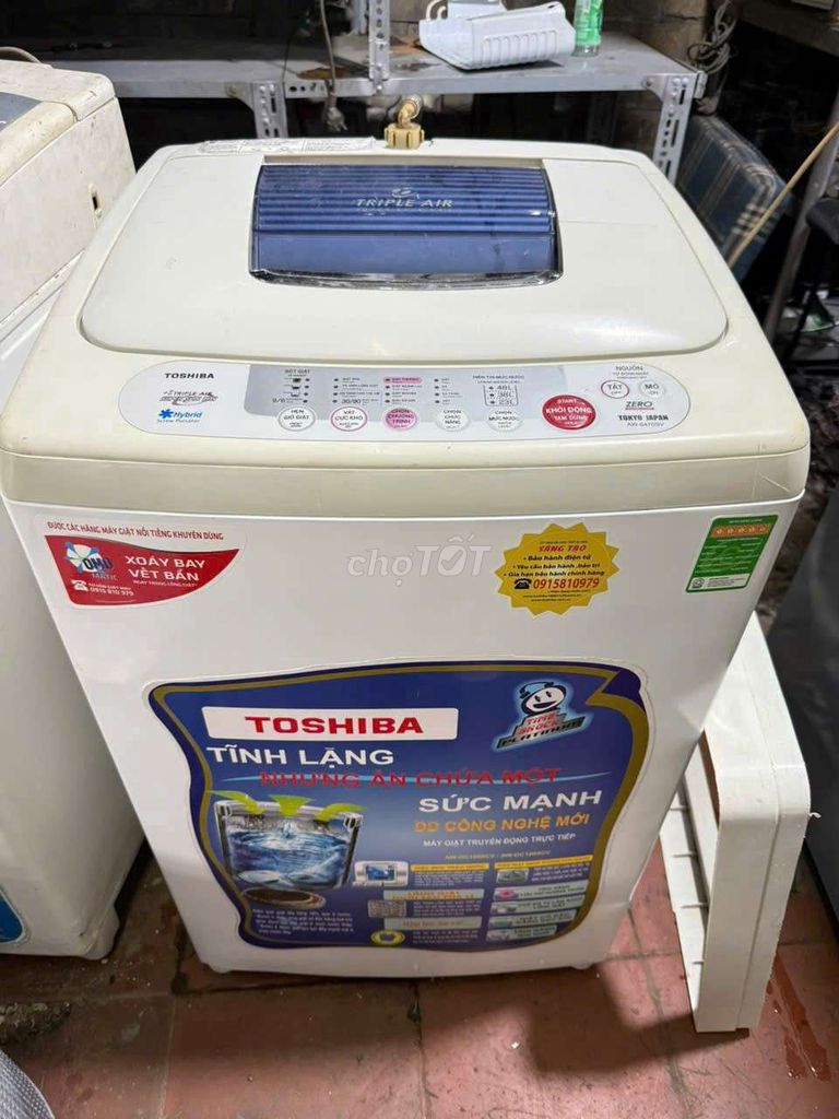 Máy giặt Toshiba 7kg Trắng. Mua bán Máy giặt tại Quận 7 Tp Hồ Chí Minh được đăng bởi Điện Lạnh Giá Tốt hình 1