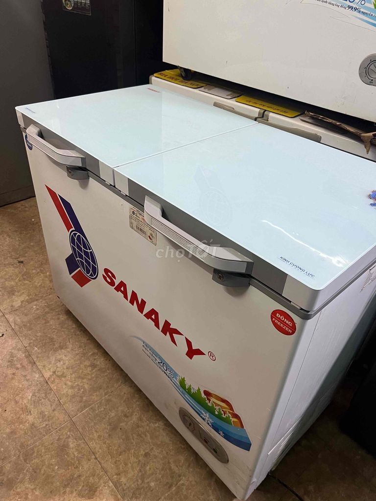 tủ đông sanaky 300l 2 chế độ,1 đông-1 mát,dàn đồng. Mua bán Tủ lạnh tại Quận Cầu Giấy Hà Nội được đăng bởi Điện lạnh Hà nội hình 1