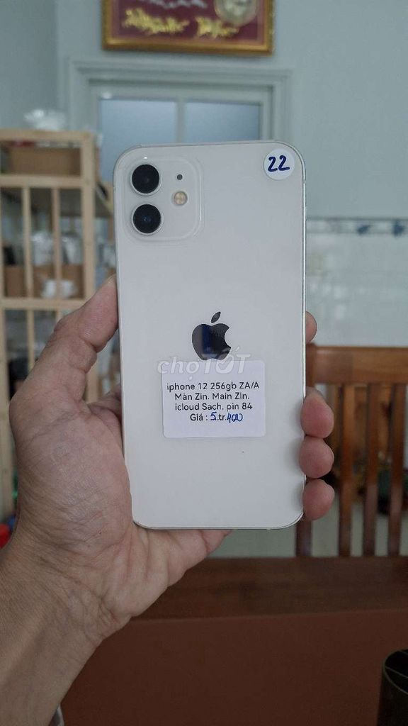 Apple iPhone 12 256GB Trắng ZA/A Like New. Mua bán Điện thoại tại Thành phố Thủ Dầu Một Bình Dương được đăng bởi TTMobileBD hình 1