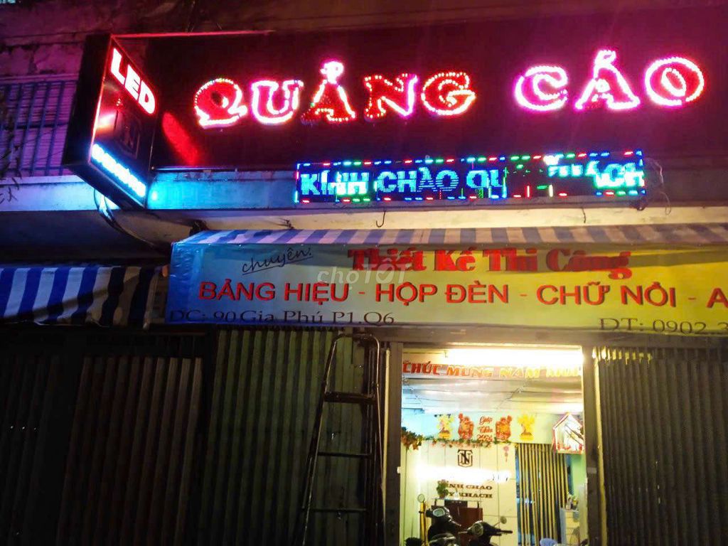 CẦN SANG LẠI TIỆM QC QUAN 6