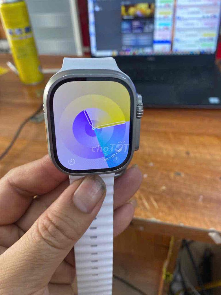 Apple Watch Ultra 2 49mm Trắng 98-99%. Mua bán Thiết bị đeo thông minh tại Quận Hồng Bàng Hải Phòng được đăng bởi phuong bui thi hình 1