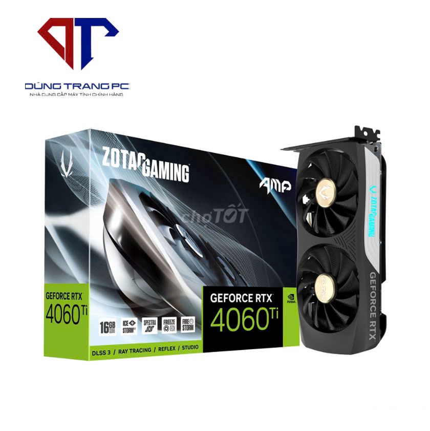 VGA ZOTAC Gaming Geforce RTX 4060 Ti 16GB AMP