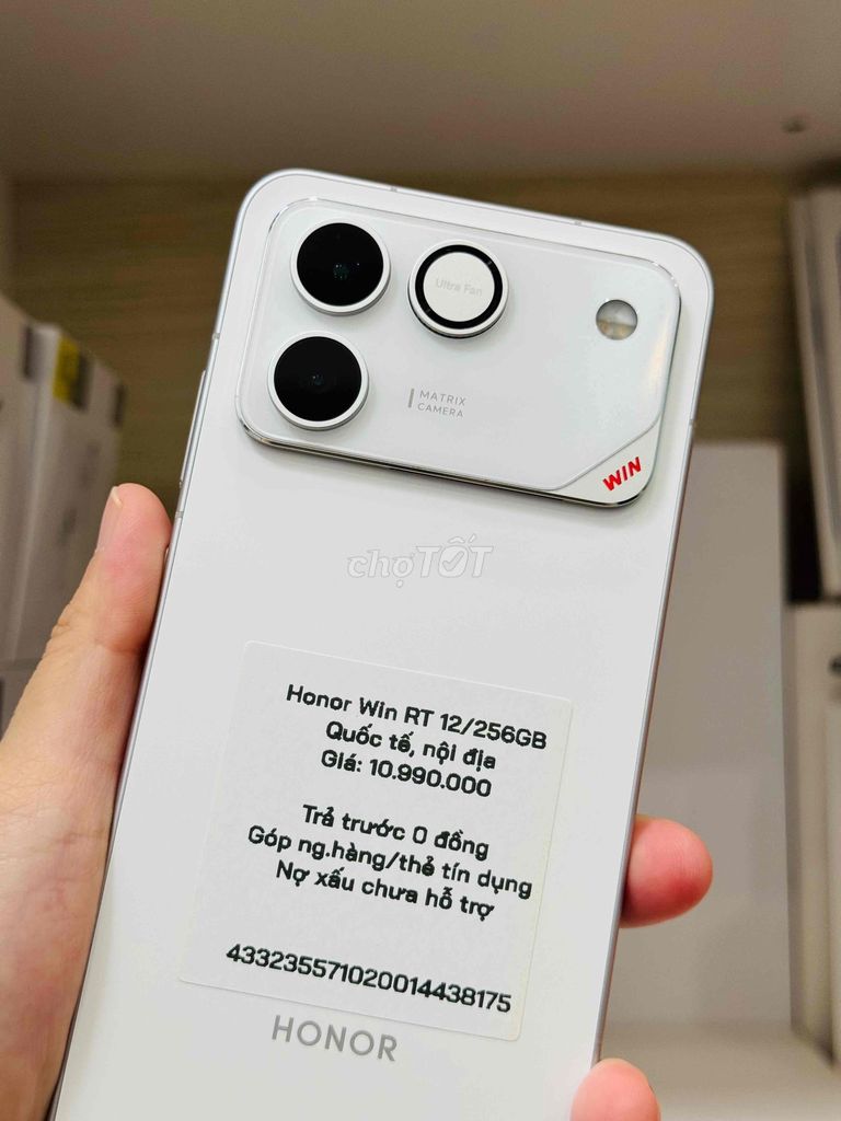 Honor Win RT 256GB màu trắng giá chỉ 10 tr 990. Mua bán Điện thoại tại Thành phố Long Xuyên An Giang được đăng bởi Khoa Knmobile An Giang hình 1