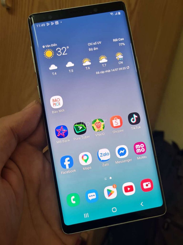 Samsung Note 9 ram 6/128g màn cong 2K. Mua bán Điện thoại tại Quận Thanh Xuân Hà Nội được đăng bởi ngô thuy hình 1