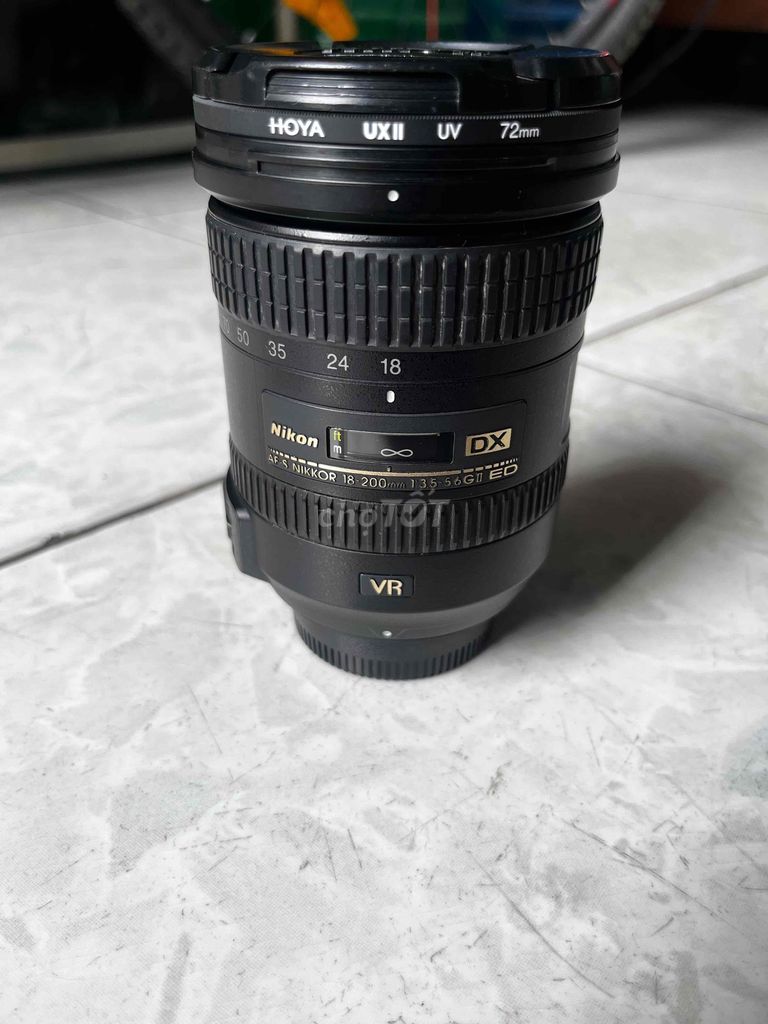 Ống kính Nikon 18-200 VR II Đen Đã sử dụng. Mua bán Máy ảnh, Máy quay tại Quận Tân Phú Tp Hồ Chí Minh được đăng bởi Tấn Anh  hình 1