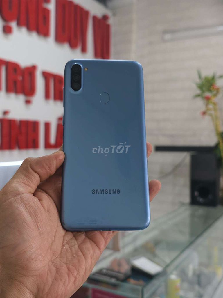 Samsung Galaxy A11 32GB Xanh. Mua bán Điện thoại tại Thành phố Thủ Đức Tp Hồ Chí Minh được đăng bởi Di Động Duy Vũ hình 1