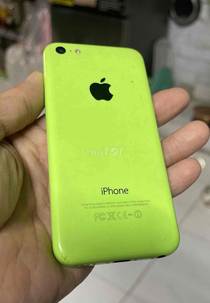 Apple iPhone 5C Xanh lá Đã sử dụng. Mua bán Điện thoại tại Quận Bình Tân Tp Hồ Chí Minh được đăng bởi VTH Computer hình 1