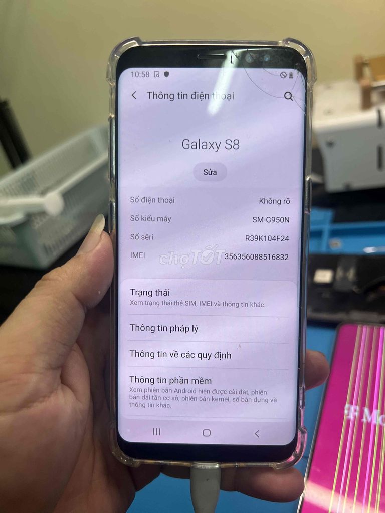 Samsung Galaxy S8 64GB Hàn Quốc. Mua bán Điện thoại tại Huyện Thanh Trì Hà Nội được đăng bởi Hưng Vũ hình 1