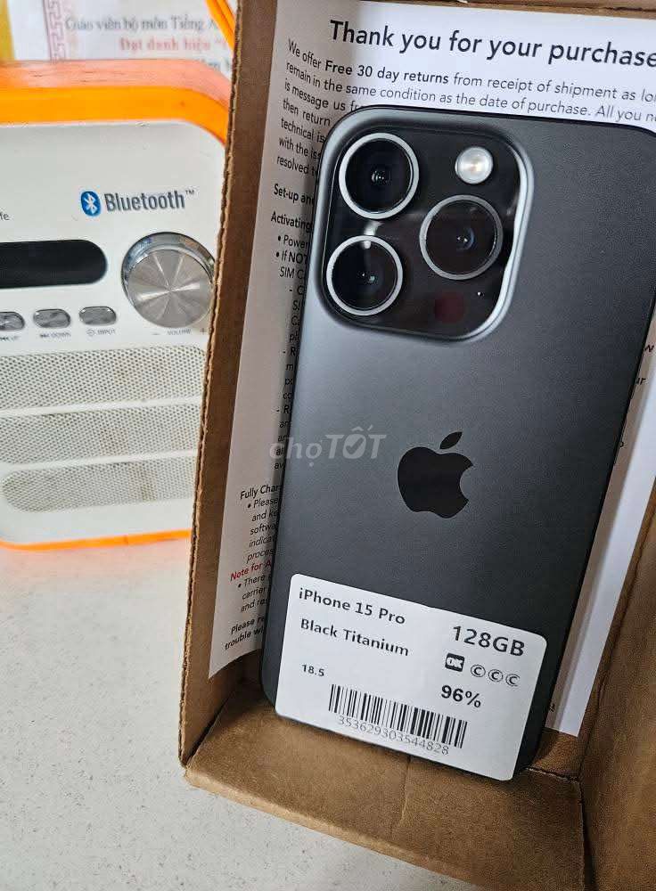 15 pro 128g Quốc tế🔋zin 97%. Mua bán Điện thoại tại Thành phố Vũng Tàu Bà Rịa - Vũng Tàu được đăng bởi An Store hình 1