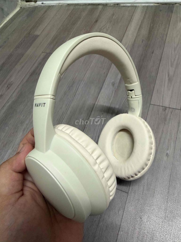 Tai nghe Bluetooth Havit Trắng Mới. Mua bán Tivi, Âm thanh tại Quận 8 Tp Hồ Chí Minh được đăng bởi NTTT hình 1
