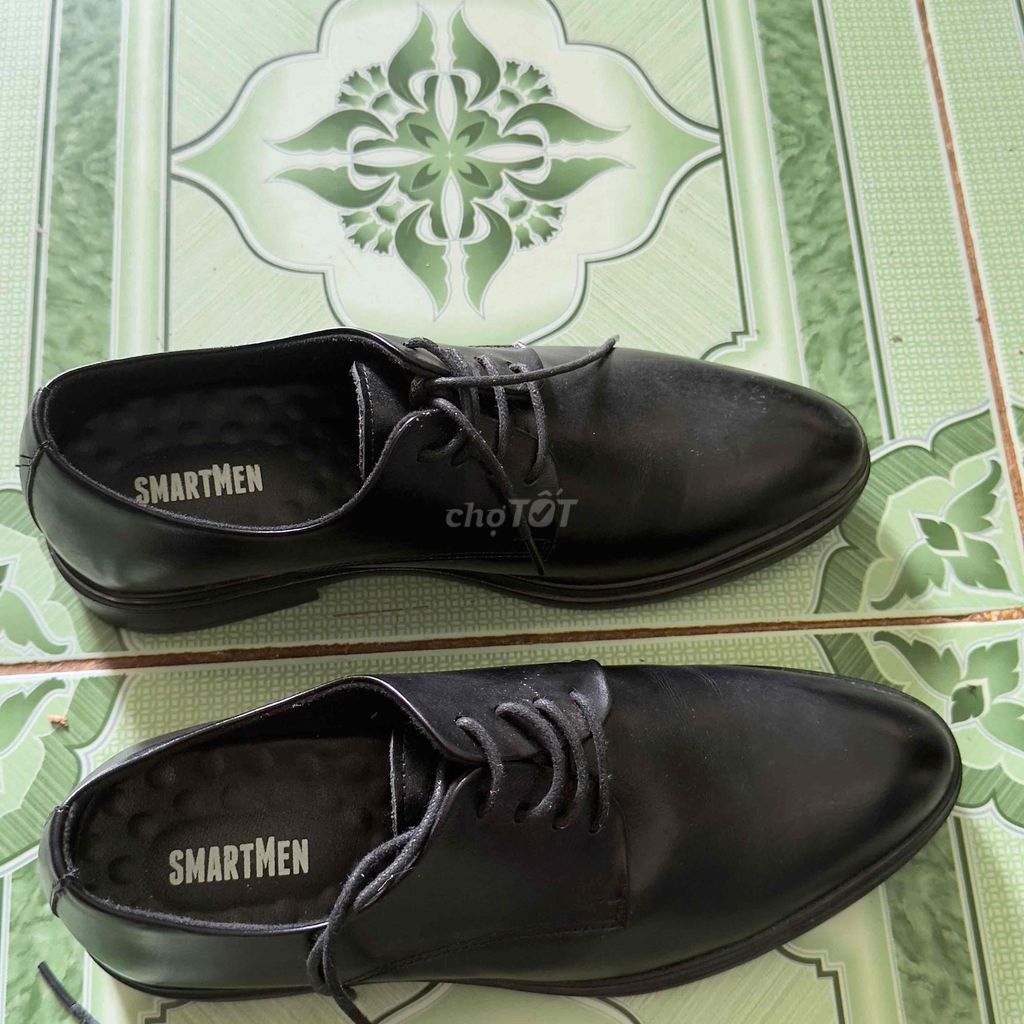 Giày da Smartmen Nam Da Đen size 39. Mua bán Giày dép tại Huyện Hớn Quản Bình Phước được đăng bởi Trương Anh Minh hình 1