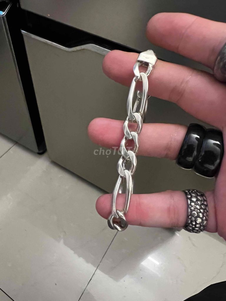 Lắc tay nam Bạc Ý 925. Mua bán Phụ kiện thời trang khác tại Quận 1 Tp Hồ Chí Minh được đăng bởi Hoàng La Mã hình 1