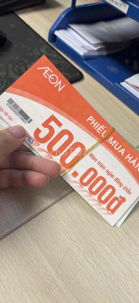 Phiếu mua hàng AEON 3.000.000 VNĐ. Mua bán Sở thích khác tại Quận Ngô Quyền Hải Phòng được đăng bởi Thu Trang hình 1