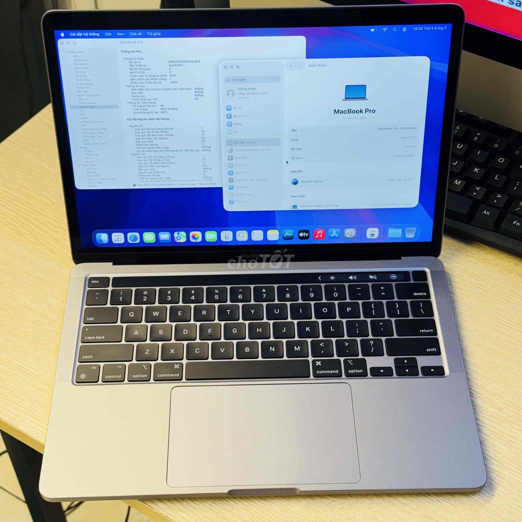 Apple Macbook Pro M2 16GB/256GB Xám. Mua bán Laptop tại Quận Ba Đình Hà Nội được đăng bởi Nguyen  hình 1