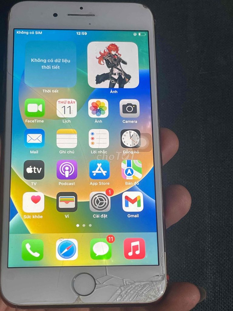 Apple iPhone 8 Plus 64GB Đỏ quốc tế,nứt kính như .. Mua bán Điện thoại tại Quận 8 Tp Hồ Chí Minh được đăng bởi ngothanhdieungo hình 1