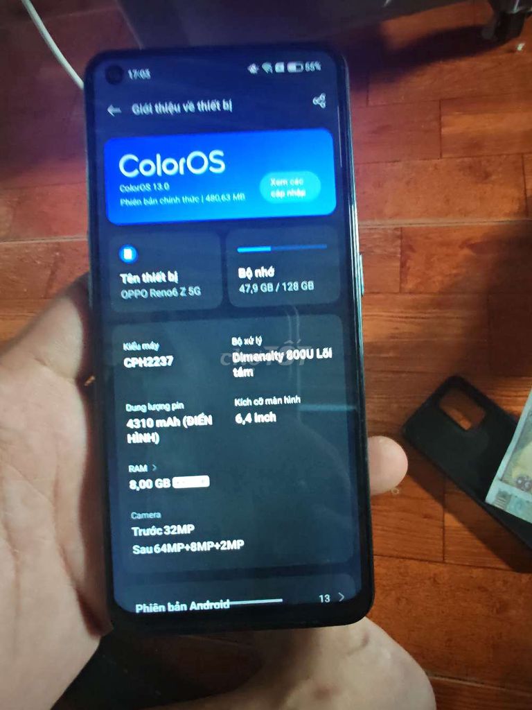 Oppo Reno 6Z 128GB Xanh. Mua bán Điện thoại tại Quận Ninh Kiều Cần Thơ được đăng bởi vu nguyễn hình 1