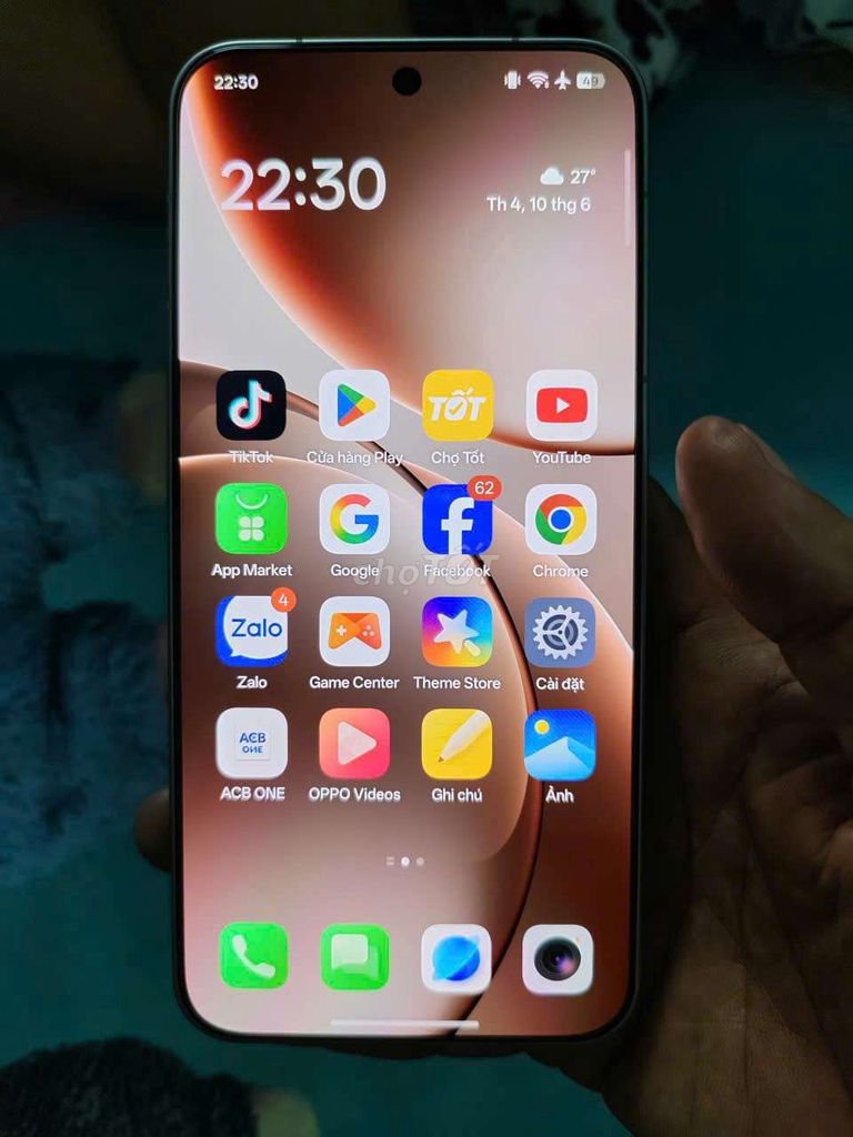 OPPO Find X9 256GB Titan co nhận giao lưu . Mua bán Điện thoại tại Huyện Tịnh Biên An Giang được đăng bởi Trinh hữu hanh hình 1