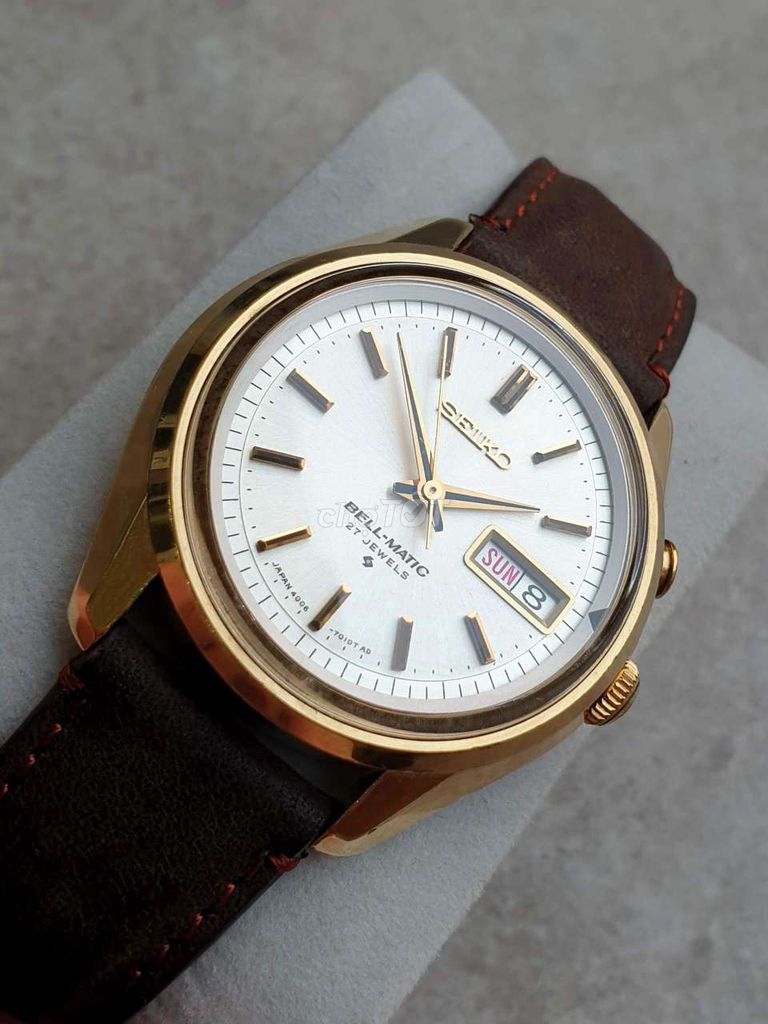 Đồng hồ Seiko Bell-Matic Nam màu Vàng. Mua bán Đồng hồ tại Thành phố Vũng Tàu Bà Rịa - Vũng Tàu được đăng bởi ĐỖ GIA hình 1
