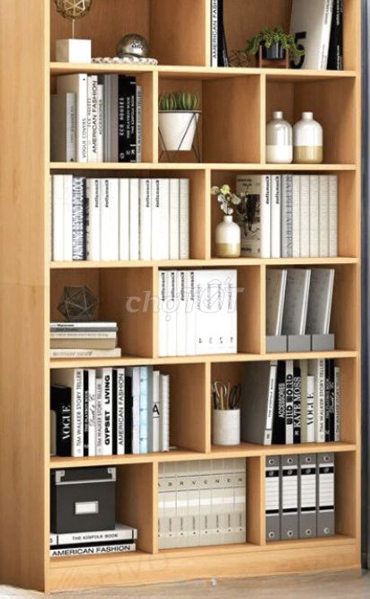 NEW Kệ sách Gỗ Vàng gỗ Thanh lịch Để sàn. Mua bán Tủ, kệ gia đình tại Quận 12 Tp Hồ Chí Minh được đăng bởi Trí Phan hình 1