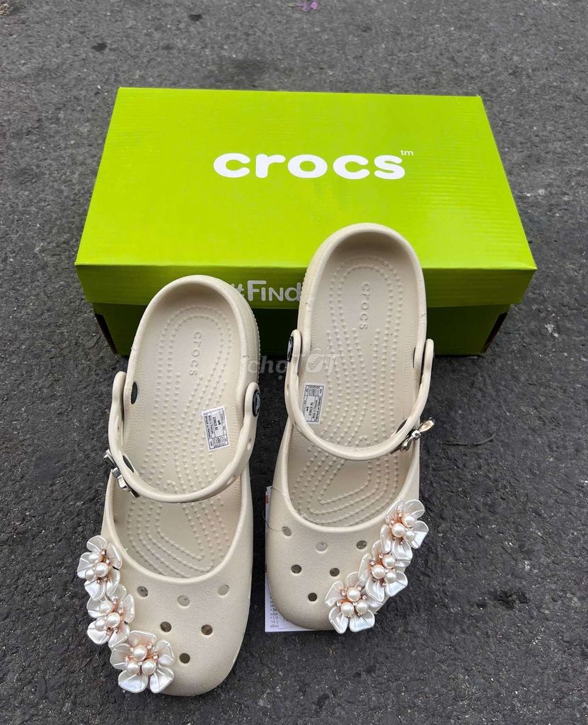 Dép Crocs Ballet Nữ Pastel. Mua bán Giày dép tại Quận Gò Vấp Tp Hồ Chí Minh được đăng bởi Anh Ba  Hàng hiệu tuyển Chuyên bán Online uy tín hình 1
