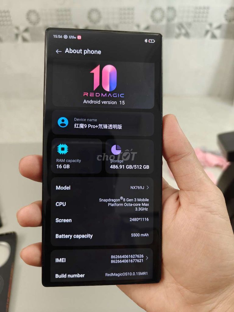 Red Magic 9 Pro Plus 512GB Đen 98%. Mua bán Điện thoại tại Thành phố Thủ Đức Tp Hồ Chí Minh được đăng bởi AVG Mobile hình 1