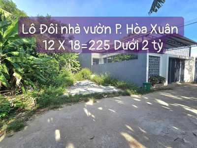 🦚LÔ ĐÔI 225m🦚 thích hợp xây Nhà vườn, biệt thự Phường Hoà Xuân. Mua bán đất tại Quận Cẩm Lệ Đà Nẵng được đăng bởi HOÀ CHÂU HOÀ PHƯỚC LAND