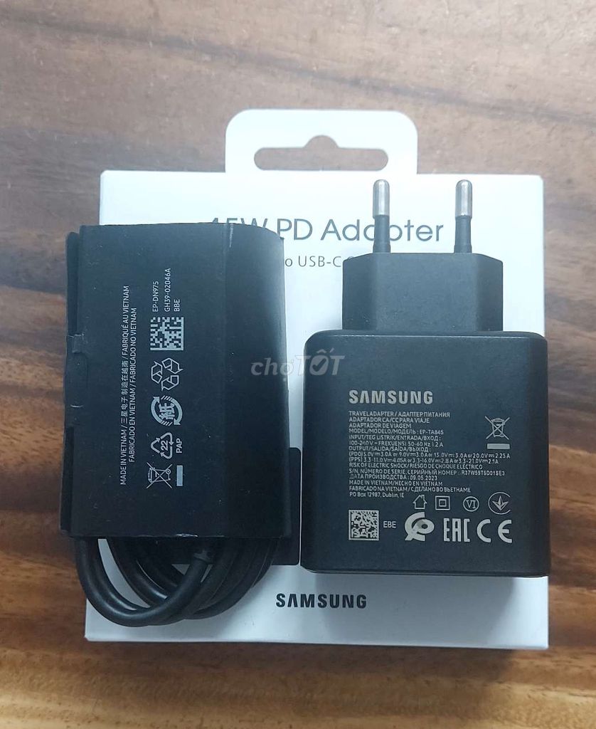 Sạc samsung 45w