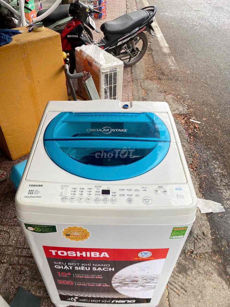 Máy giặt Toshiba 8.2kg Trắng. Mua bán Máy giặt tại Thành phố Mỹ Tho Tiền Giang được đăng bởi Nguyen Hậu hình 1