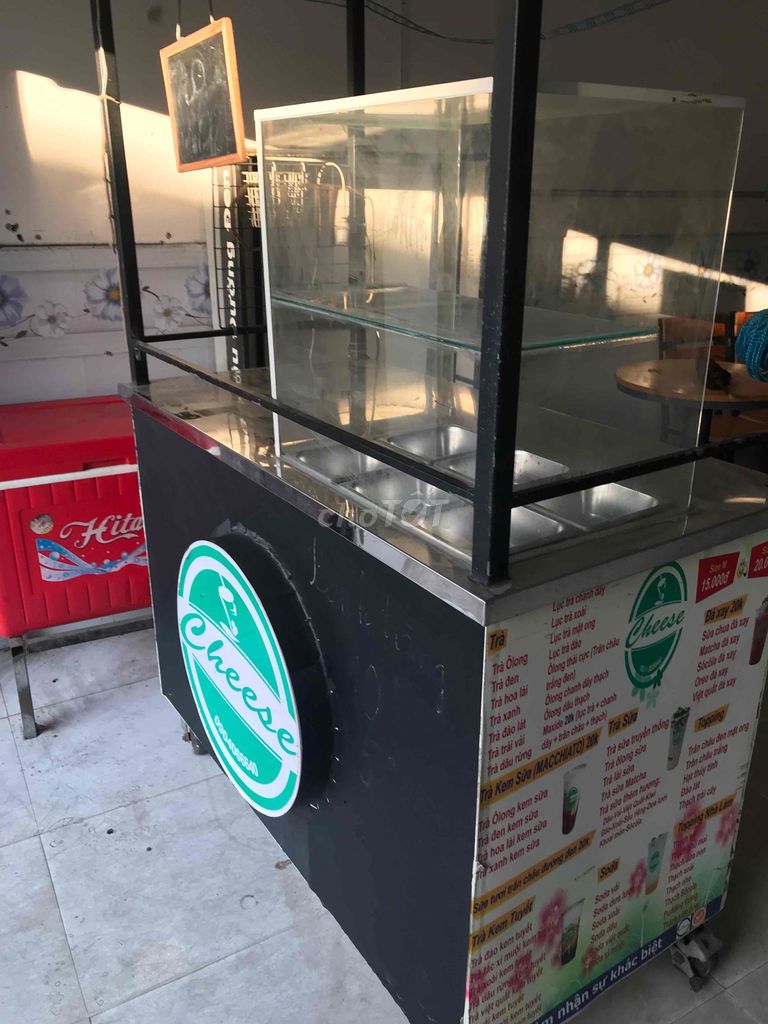 Xe trà sữa Kim loại Kính Đen 1.5m. Mua bán Đồ chuyên dụng, Giống nuôi trồng tại Thành phố Thủ Đức Tp Hồ Chí Minh được đăng bởi baobao hình 1