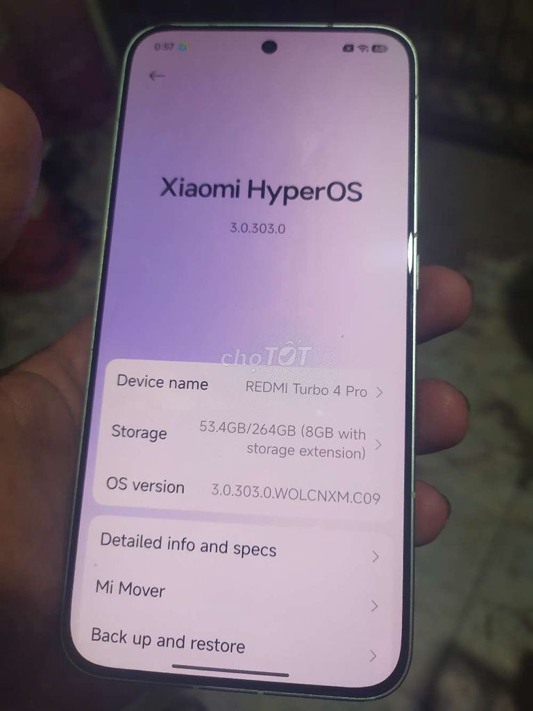 Xiaomi Turbo 4 Pro 256GB 13GB Like New. Mua bán Điện thoại tại Quận 11 Tp Hồ Chí Minh được đăng bởi Le Tri hình 1