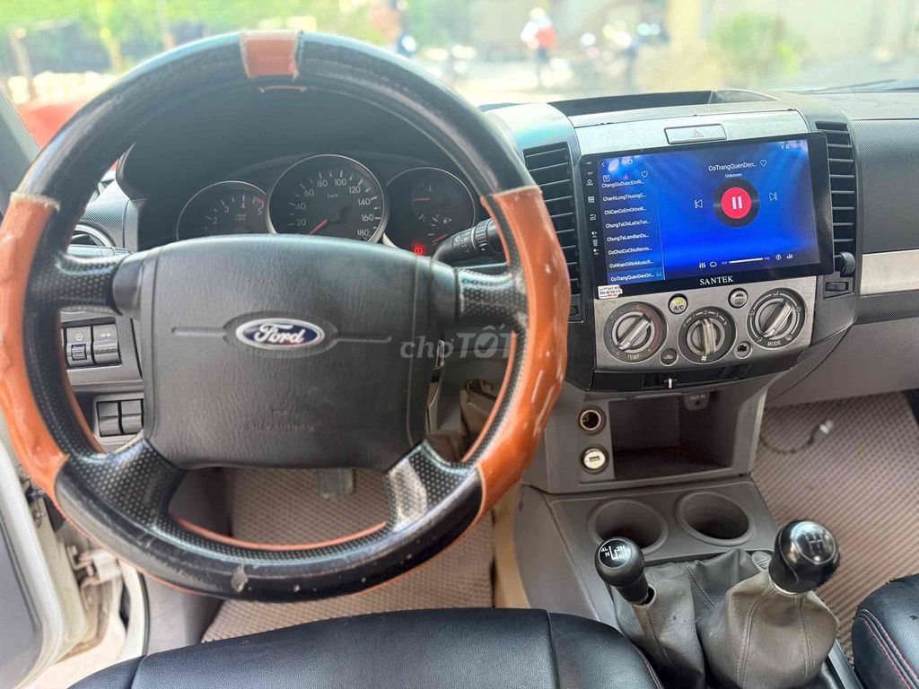 Ford Ranger Wildtrak 2010 Trắng. Mua bán Ô tô tại Quận Hà Đông Hà Nội được đăng bởi Hiệp Xoăn Hà Đông hình 4
