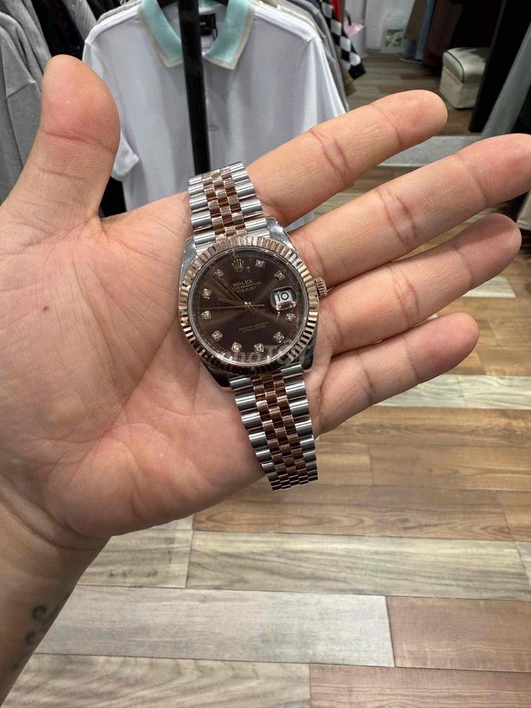 rolex datejust 126331 chocolate