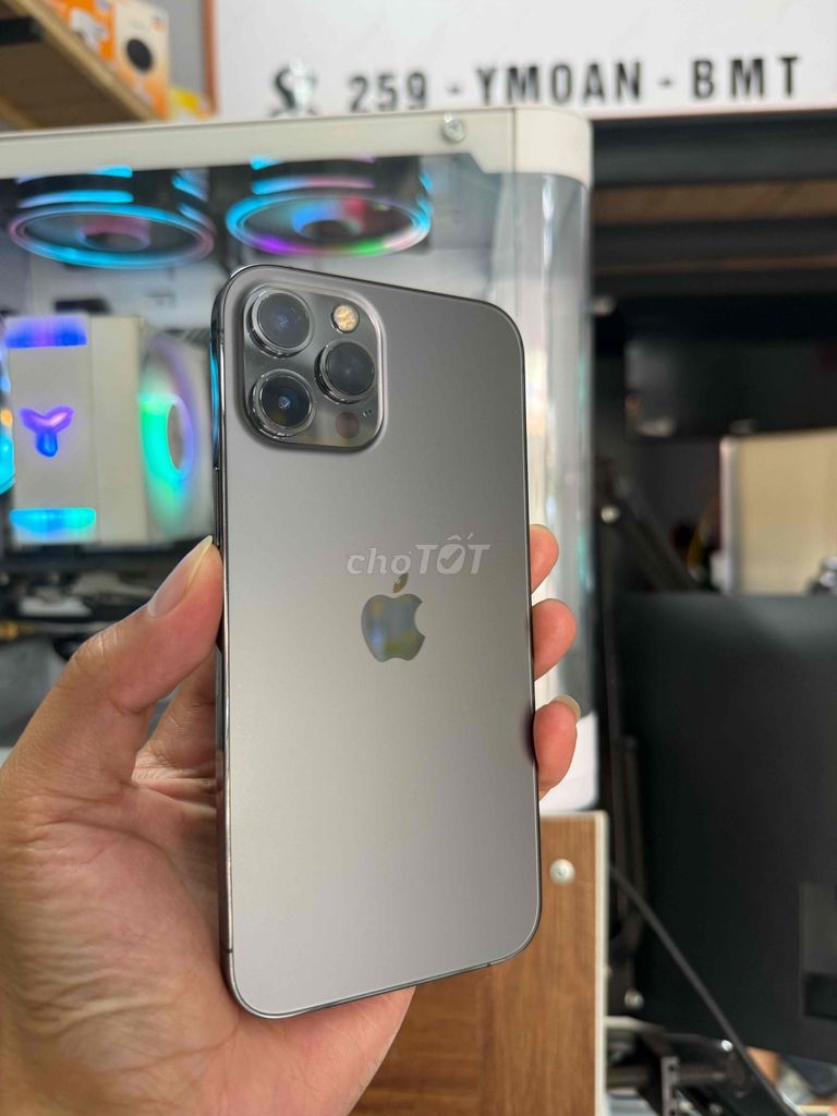 Apple iPhone 12 Pro Max 128GB Graphite. Mua bán Điện thoại tại Thành phố Buôn Ma Thuột Đắk Lắk được đăng bởi Tí hình 1