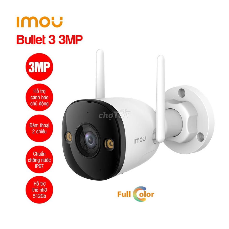 Camera Wifi 3MP IMOU IPC-S3EP-3M0WE 2K, có màu đêm