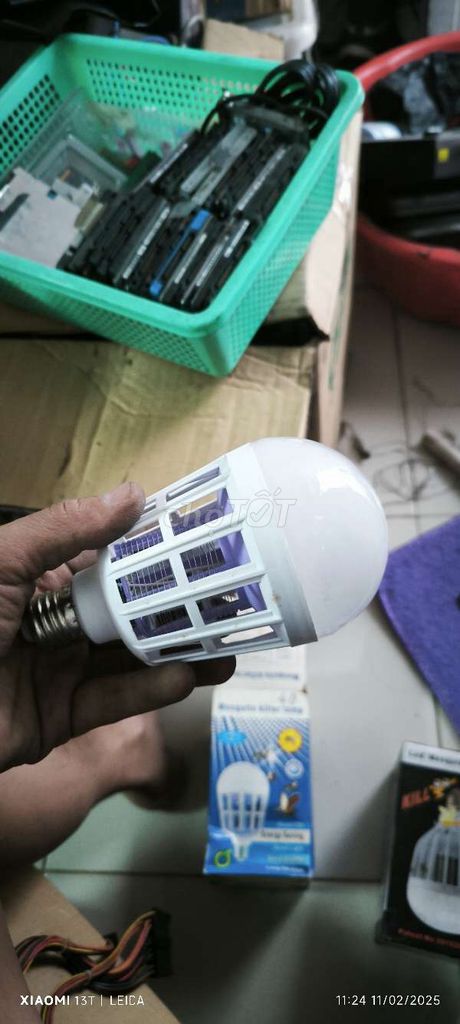 Đèn led bắt muỗi 2 in 1